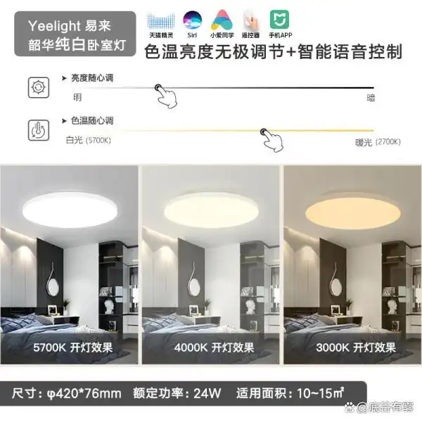 led灯具光源类型哪种好_高性价比灯具型号_智能吸顶灯推荐