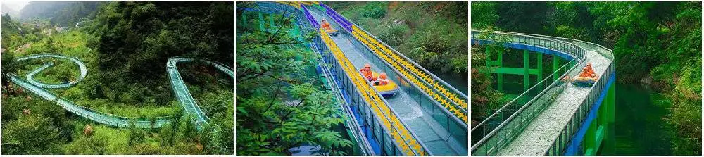 想问深圳哪里可以漂流呢_清远清泉湾竹林极速漂流_高空玻璃河道漂流
